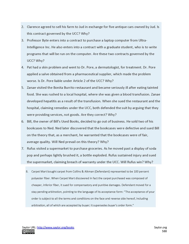 Business Law and the Legal Environment - Page 588
